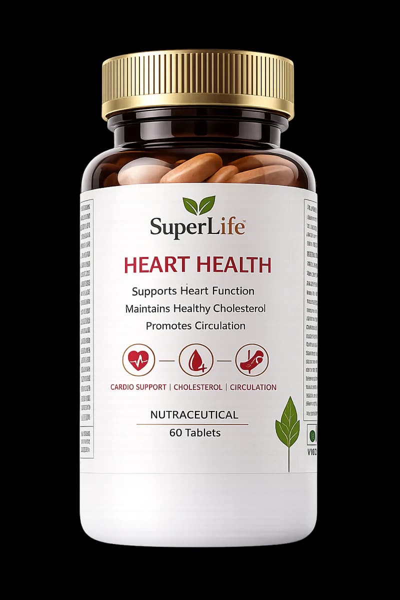 SuperLife Heart Health supplement bottle